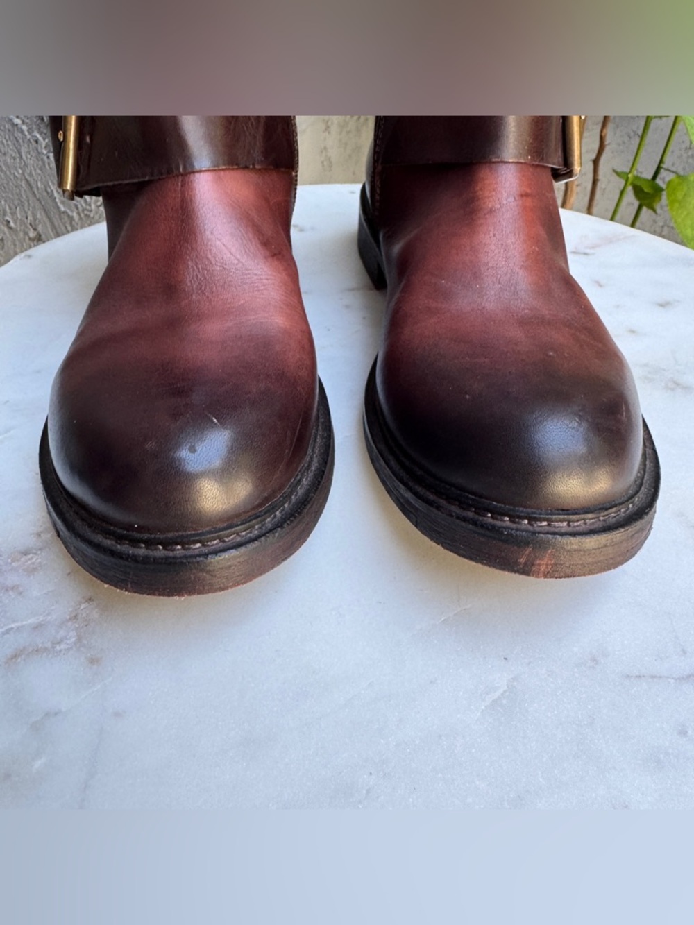 Vintage Foundry Co. Anya Leather Biker Boots - Picture 3 of 9